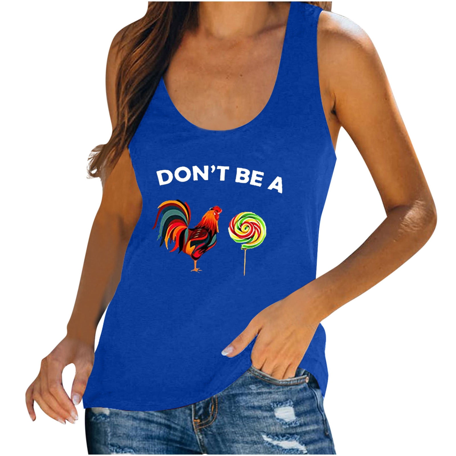 USSUMA Womens Summer Tops Cute Funny 