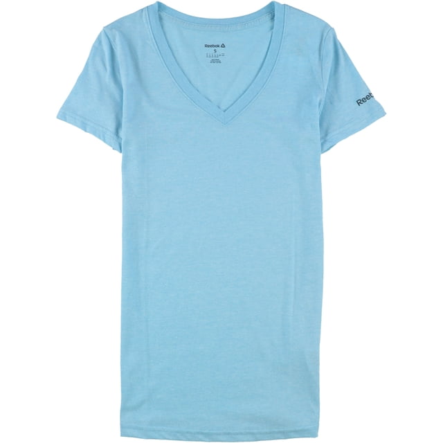 Reebok Womens Solid Basic T-Shirt teal M