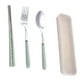 thumbnail image 1 of Juego de cubiertos portátil para y senderismo, , tenedor, utensilio - Sunnimix Cubiertos de viaje, 1 of 6