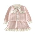 thumbnail image 3 of Bxsruta Girls Sweater and Skirt Set Long Sleeve Button Down Outfit Casual School Party Wear, 3 of 8