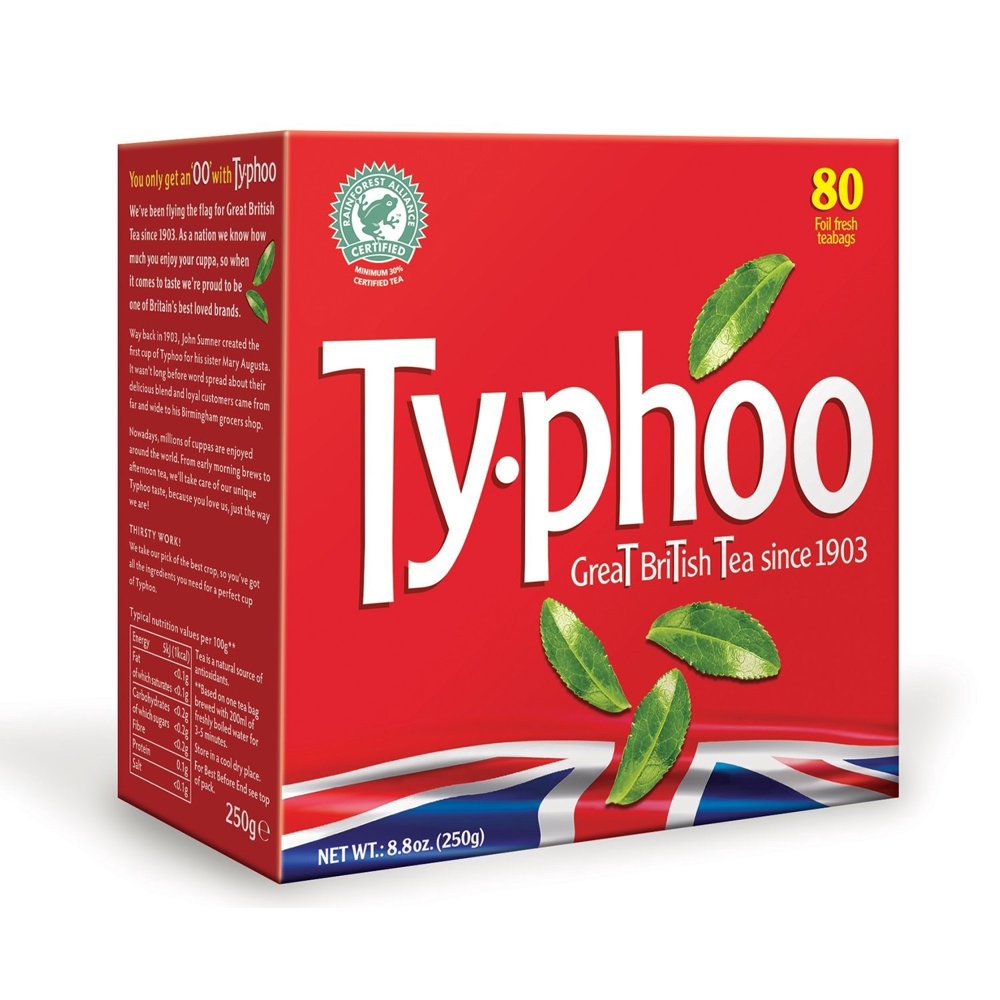 Typhoo Decaf Tea Bag, 80 Ct