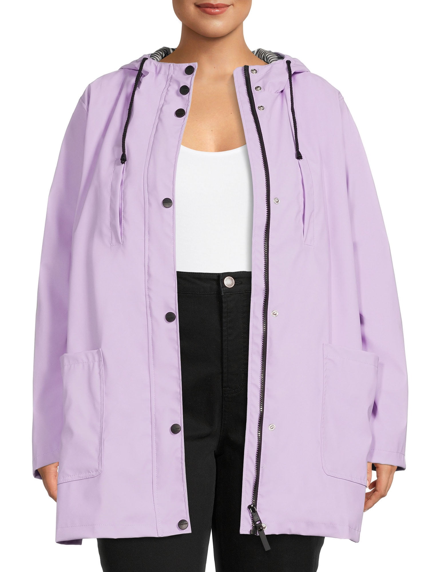 juniors rain jacket with hood
