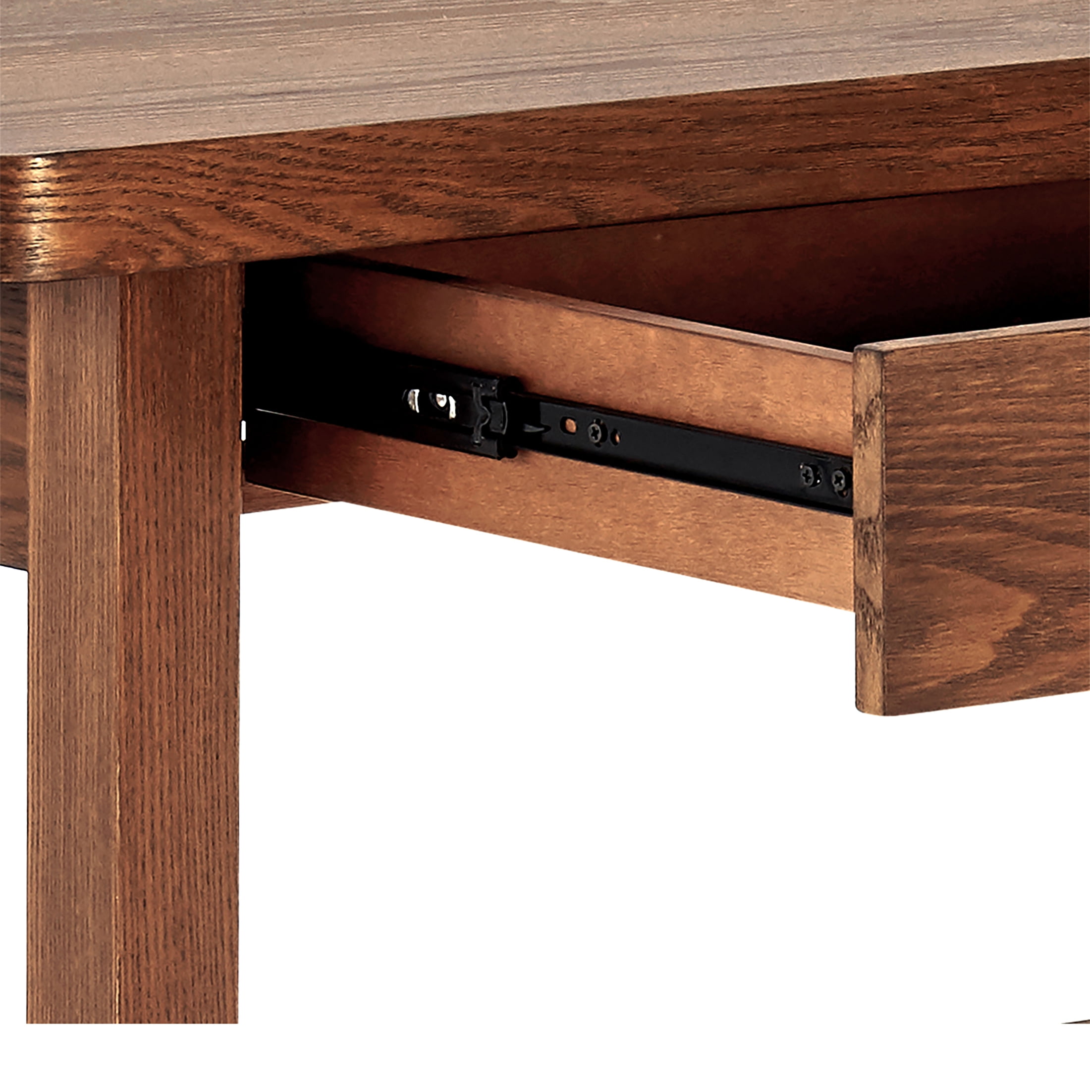 Better Homes & Gardens Reading Wood Kitchen Island with 2 Shelves and Drawers, Walnut