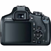 Canon EOS Rebel T7 DSLR Camera with 18-55mm & 75-300mm Lens Bundle with Canon 200ES EOS Shoulder Bag + 2X 64GB Extreme Memory Cards + Accessory Kit