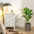 thumbnail image 3 of Gymax Artificial Tree 2-Pack Artificial Fiddle Leaf Fig Tree for Indoor and Outdoor, 3 of 10
