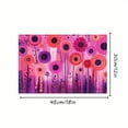 Curated visual reference: Gallery Detail: 4Pcs Garden Pink And Purple Placemats Fashion Print Pattern Table