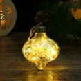 thumbnail image 2 of Christmas Ball Bauble Ornament Lighting Bulb Christmas Indoor Outdoor Hanging Decoration Holiday Party Wedding Halloween Thanksgiving Valentine's Day Decor, 2 of 3