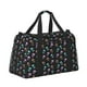 thumbnail image 2 of Fotbe purple cyan brown Skull Bolsa de Viaje con Estampado, Bolsa de Fin de Semana para Mujer con Compartimento para Zapatos, Bolsa de Gimnasio con Bolsillo Húmedo, 2 of 7