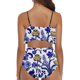 thumbnail image 2 of Bikini de Mujer Trajes de Baño Bikini con Ruffles Conjunto con Sujetador Acolchado Extraíble, Pantalones Cortos de Cintura Alta para la Playa, 2 of 5