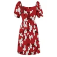 thumbnail image 6 of White Oriental Cherry Blossoms On Red Zen Japanese Sakura Flowers ? fatfatin Sleeveless Dress prom dress, 6 of 7