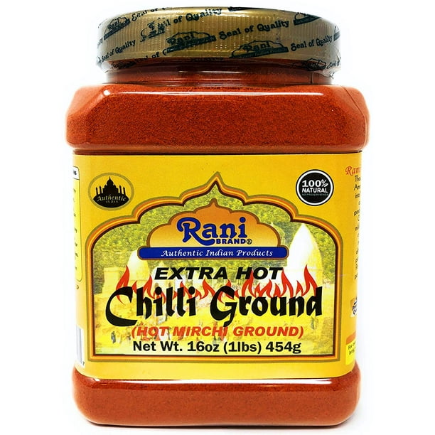 Rani Extra Hot Chilli Powder Indian Spice 16oz (454g) All Natural, No