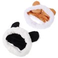 thumbnail image 1 of OULII 2 Pcs Chapeau pour Chat Design Oreilles de Chat Coton Polyester Adorable Couvre-Chef pour Animaux en Festival, 1 of 8