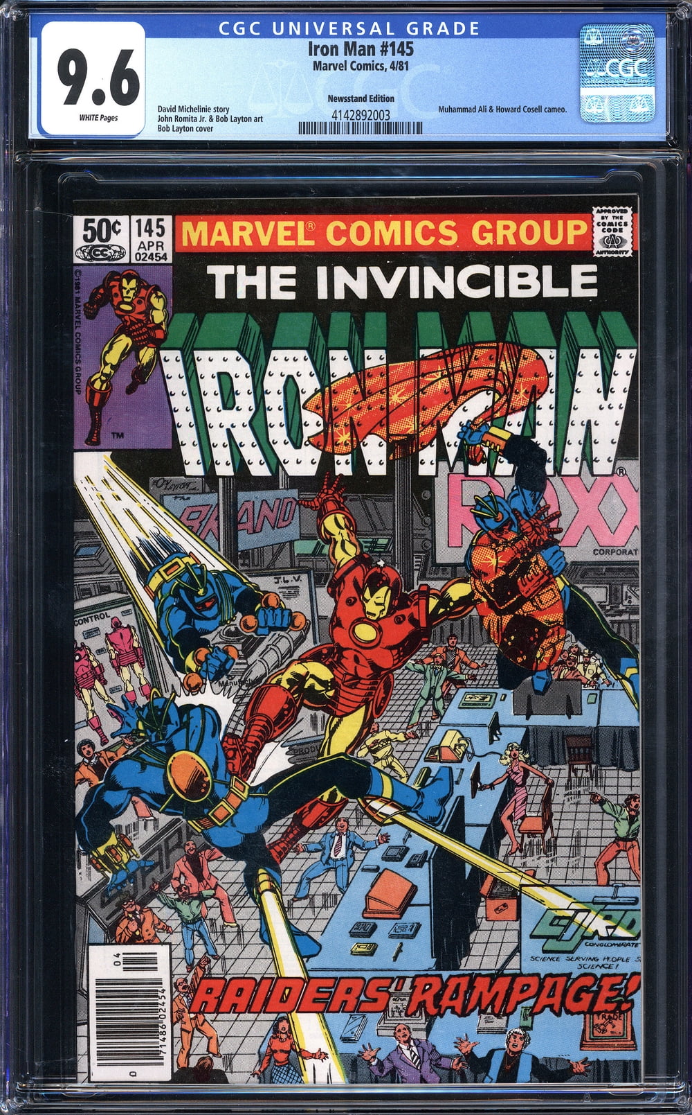 Iron Man #145 - CGC 9.6 Comic Book