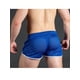 thumbnail image 3 of Pantalones cortos deportivos de malla transpirables de verano para hombre, con cordón ajustable, cintura elástica, rayas laterales, informales, para correr, fitness, ropa de playa, 3 of 6