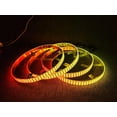 thumbnail image 5 of Tzvmny lighting- 4PCS 15.5" Five Row 5Rolls Dream Color CHASING LED Wheel Rings Lights For Car Truck Bluetooth APP +Remote control, 5 of 5