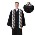 thumbnail image 4 of Haiem Christmas Horse Pattern Graduation Stole 2024 | Premium Satin Sash for Graduation Ceremony, 4 of 7