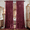 Burgundy Red, variant on Crushed Velvet Curtains with Rod Pocket Luxurious Thermal Insulated Soundproof Drapes for Door Curtains, Soft and Durable Light-Filtering Window Treatments, 2 Panels