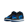 thumbnail image 3 of Big Kid's Jordan 1 Mid Black/Royal Blue-Black-White (DQ8423 042) - 3.5, 3 of 6
