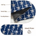 thumbnail image 6 of 5'x8' Area Rugs, Starfish Navy Indoor Outdoor Area Rug for Living Room Bedroom, Blue Coastal Ocean Summer Sea Beach Washable Bathroom Rugs Kitchen Floor Carpet Mats Home Decor Aesthetic, 6 of 8