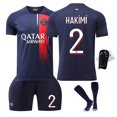 thumbnail image 1 of 23-24 Camiseta local del Paris Saint-Germain 2 Hakimi Nueva temporada Última camiseta para adultos y niños Fútbol Niños 26 (140-150 cm), 1 of 3
