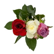 Mother's Day 3 Stem Roses (Fresh Cut Flowers)