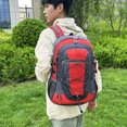 thumbnail image 2 of relayinert Multipurpose Backpack For Hiking 40L Capacity Waterproof Nylon Reflective Markings Black, 2 of 5