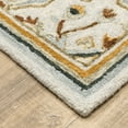 thumbnail image 2 of Oriental Weavers Alfresco Area Rug 28407 Traditional Ivory Petals Vines 5' x 8' Rectangle, 2 of 5