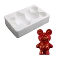 thumbnail image 1 of Moldes De Silicona De Oso 3D, Molde De Caramelo De Fondant De Chocolate Para Herramientas De Decoración De Pasteles Diy, Suministros Para Hornear Serendint HA038779-00, 1 of 6