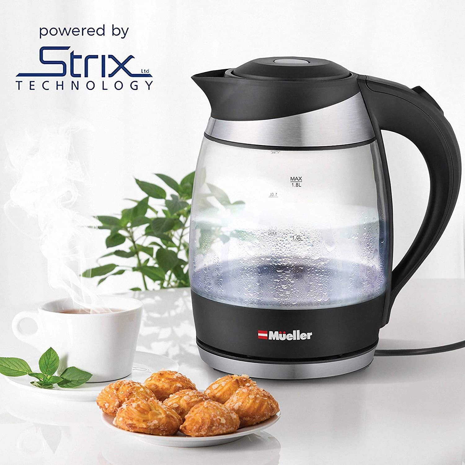Mueller austria electric kettle water heater with speedboil tech 2025