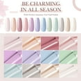 thumbnail image 3 of Perfect Summer Gel Nail Polish, 12 Colors Gel Polish Macaron Light Nude Soak Off UV Nail Polish Gel, Manicure DIY Salon Nail Art Gift for Women Girls, 3 of 8