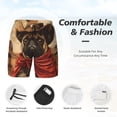 thumbnail image 5 of Lsque Mens Swim Trunks Western French Bulldog Cowboy Pattern - Bathing Suit Compression Liner - Beach Swim Shorts Swimwear - (S-3XL) - Stretch Quick Dry -3X-Large, 5 of 9