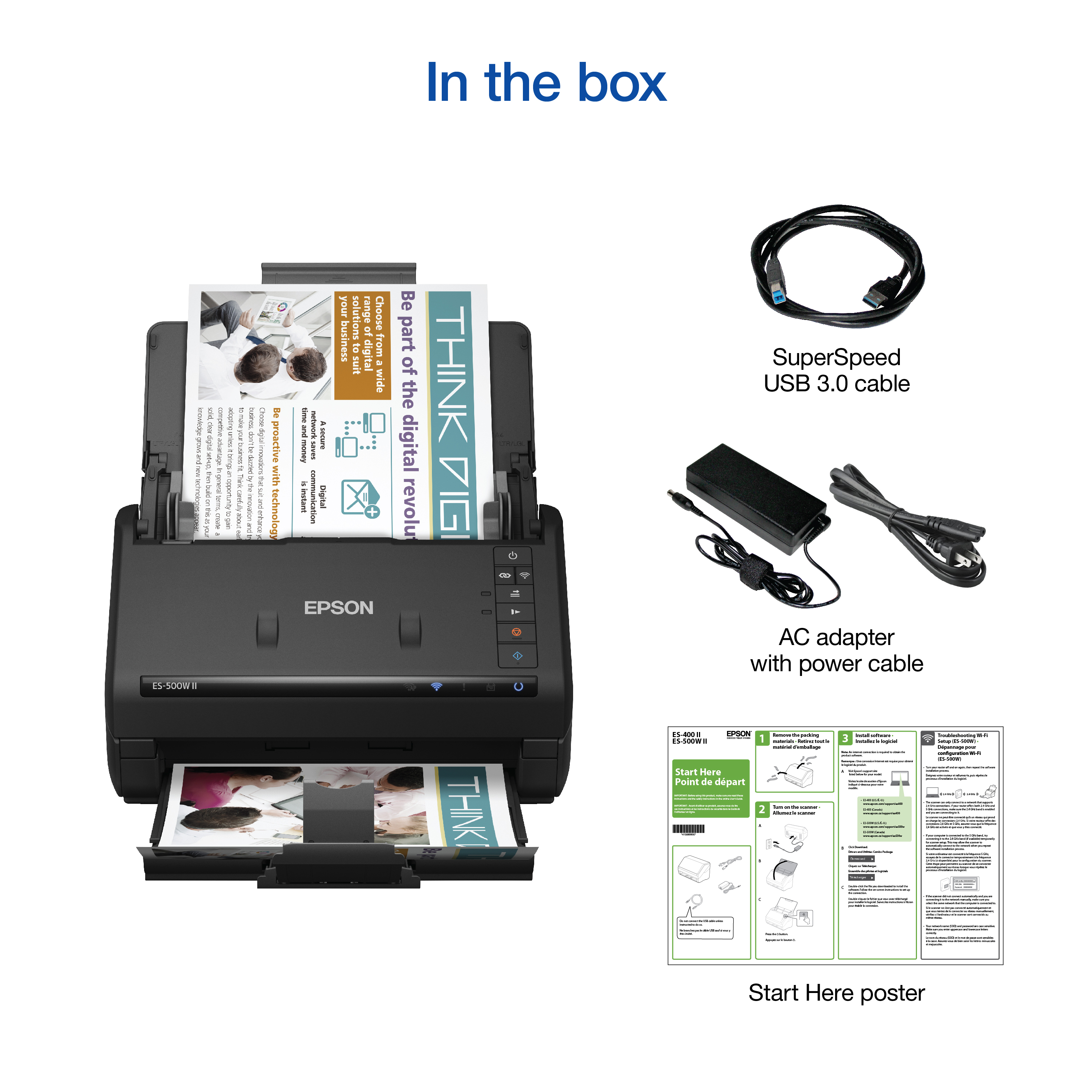 Epson ES-500W II Wireless Duplex Document Scanner photo 5