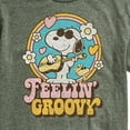 thumbnail image 3 of Peanuts - Feelin Groovy Snoopy And Woodstock Lights Only - Men's Short Sleeve Graphic T-Shirt, 3 of 6