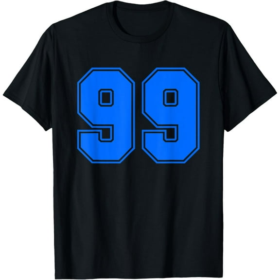 Number #99 Sports Jersey 99th Anniversary Birthday Number T-Shirt