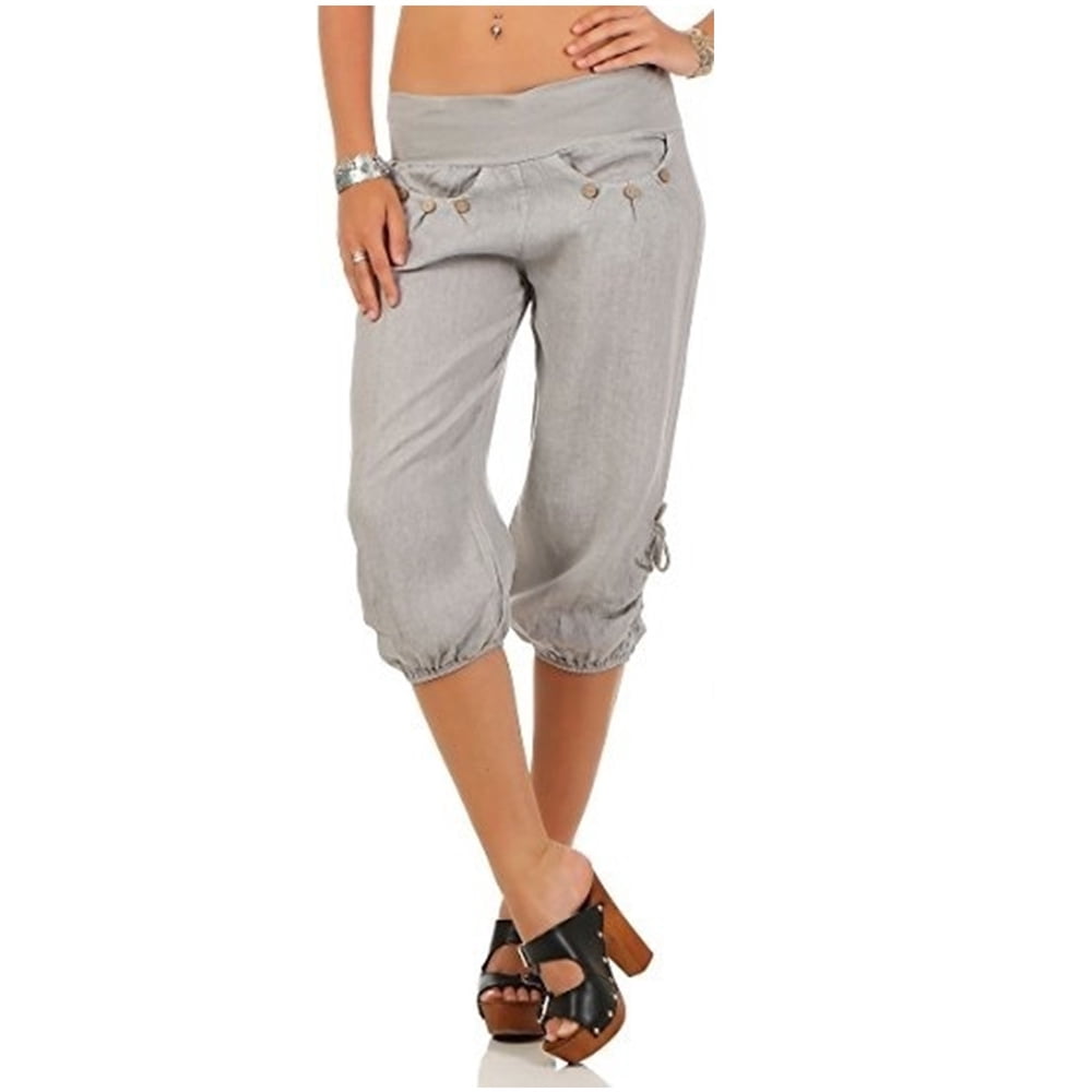 SySea - Knee-Length Women Loose Casual Pants Capris - Walmart.com ...