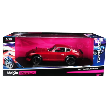 1971 Datsun 240Z Red Tokyo Mod 1/18 Diecast Model Car by (Best Car Mods Under 100)