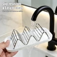 thumbnail image 3 of Wavy Soap Dish for Shower, 304 Stainless Steel Shampoo Bar Holder with Removable Drip Tray, Self Draining Quick Dry Bar Soap Holder for Bathroom Kitchen, Holds 2-3 Bars, 1 Pack, 3 of 7