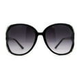 thumbnail image 2 of Womens Chic Butterfly Oversize Sunglasses Black Smoke, 2 of 4
