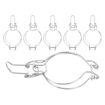 LITINKIMI Sealing Glass Jar Clip Wire Handles Mason Jar Hanger 6Pcs 11.8X2.95X0.79in