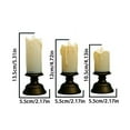 DPTALR Outdoor LED Candles Flameless Votive Candles Wedding Decoions