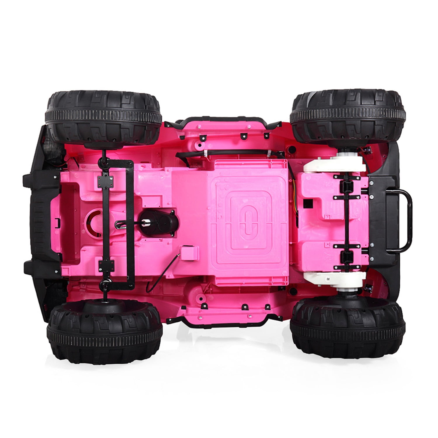 CIPACHO 12V Kids Ride On Car, 3 Speeds Battery Powered Jeep Truck with Remote Control for Girls Boys, Indoors and Outdoors, Pink