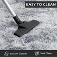 thumbnail image 6 of TWINNIS Abstract Shag Rug For Bedroom,Dyeing Fluffy Carpets for Kids,4'x6',Gray, 6 of 7