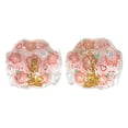 thumbnail image 2 of Inflatable Swim Arm Bands with Sparkle Sequins, Flower Pattern Floating Water Wings for Swimming Training, Adorable Summer Pool Floaties, 2 of 9
