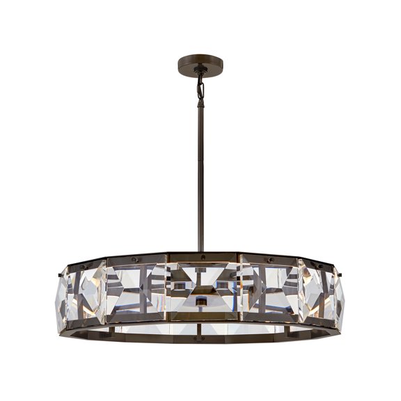Hinkley Lighting - Jolie - 51W LED Large Drum Chandelier In Glam Style-6.75