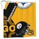 thumbnail image 1 of Cortina de ducha de secado rápido impermeable para baño de los Steelers, cortina de ducha con ganchos, decoración de fútbol americano, juego de cortinas de ducha para baño, plancha de 60 x 72 pulgadas, 1 of 8