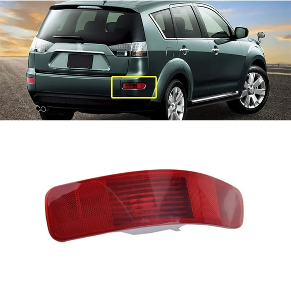 1PC Right Side Rear Tail Lamps Bumper Reflector Light For Mitsubishi Outlander 2007-2012
