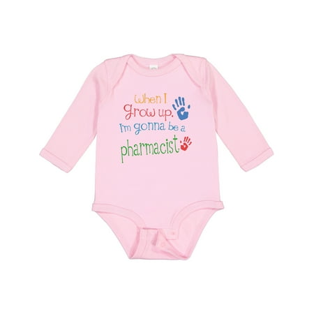 

Inktastic Pharmacist Future Gift Baby Boy or Baby Girl Long Sleeve Bodysuit