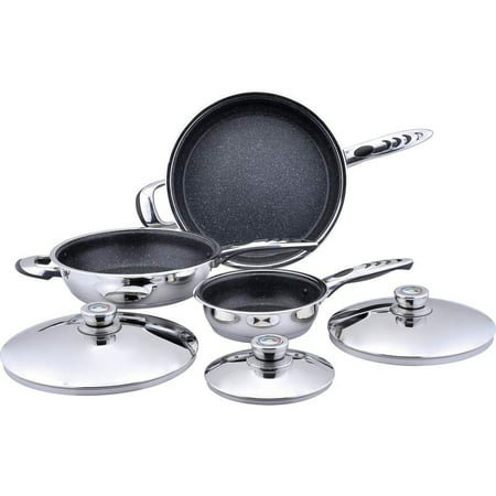 Precise Heat™ 6pc High-Quality, Heavy-Gauge Stainless Steel Non-Stick Skillet