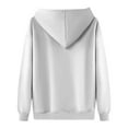 thumbnail image 4 of Mohiass Womens Fleece Hoodies Fall Oversized Hooded Sweatshirts Casual Comfy Tops Fashion 2025 Cute Clothes with Pockets Light Gray L, 4 of 6