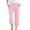 Pink, variant on Women Fashion High Waisted Wide Leg Pants Elastic Trousers Comfy Straight Leg Long Pants With Pockets Features: Womens Wide Leg Pants Bend over Pants plus Size